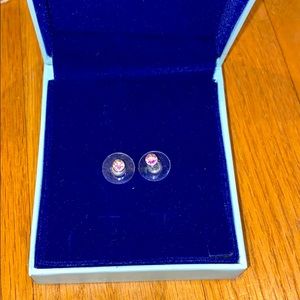 Gem stud earrings